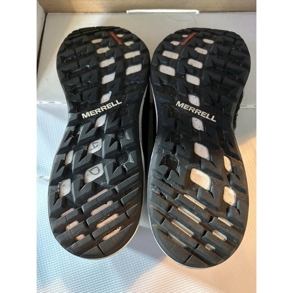 Merrill Black Tennis Shoes Women's Size 10 Low Top Lace Up Sneakers - Picture 4 of 6